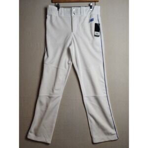 New Balance Baseball Pants White Blue Piped Athletic XL Extra Large NWT S